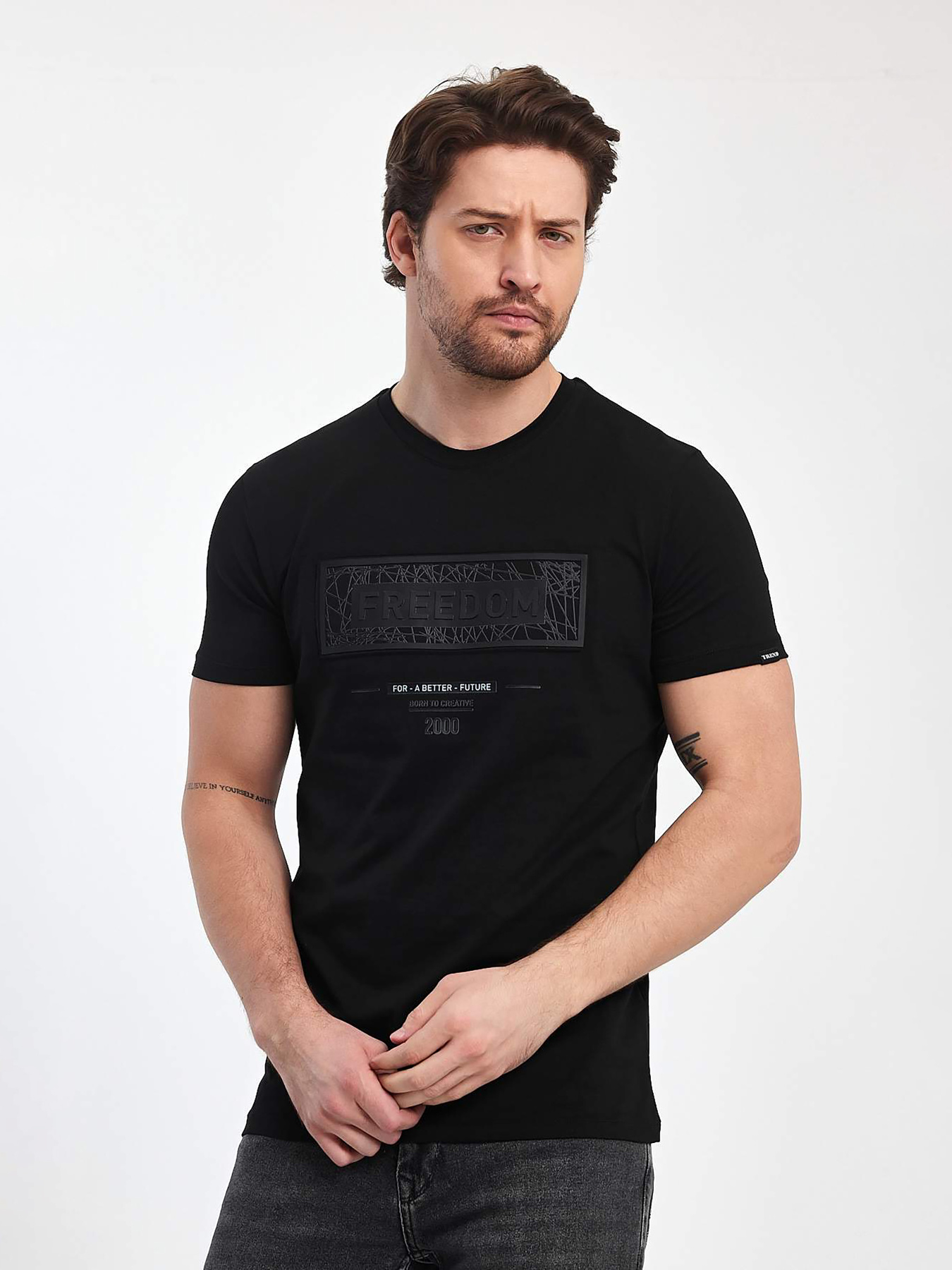 Футболки і поло Trend Collection модель TC11383BlackFTBLK Фото