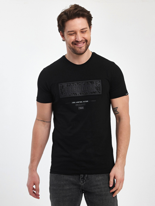 Футболки і поло Trend Collection модель TC11383BlackFTBLK Фото