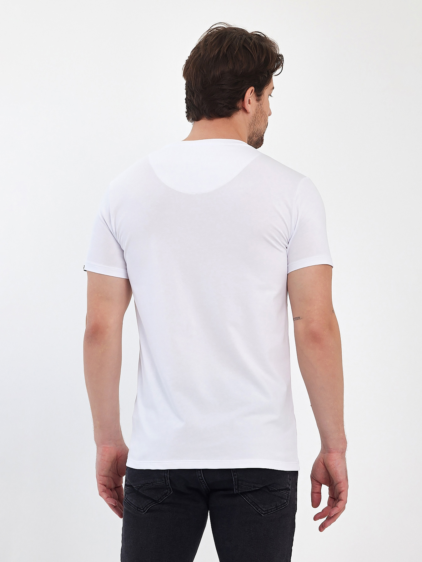 Футболки и поло Trend Collection модель TC11382WhiteFTBLK Фото
