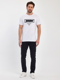 Футболки и поло Trend Collection модель TC11382WhiteFTBLK Фото
