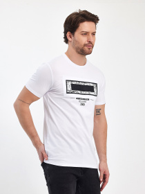 Футболки и поло Trend Collection модель TC11382WhiteFTBLK Фото