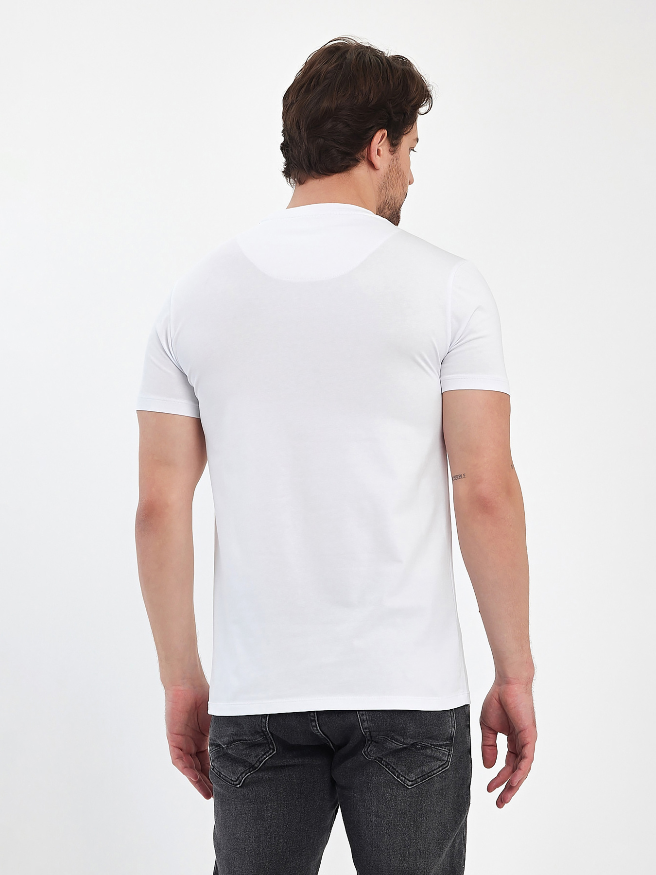 Футболки і поло Trend Collection модель TC11378WhiteFTBLK Фото