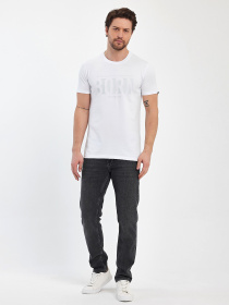 Футболки і поло Trend Collection модель TC11378WhiteFTBLK Фото