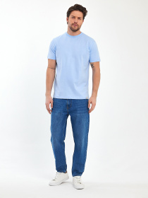 Футболки і поло Trend Collection модель TC11288BlueLightFTBLK Фото
