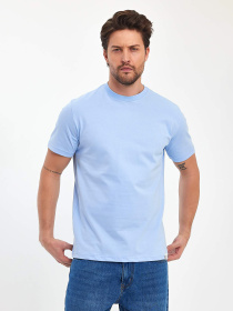 Футболки і поло Trend Collection модель TC11288BlueLightFTBLK Фото