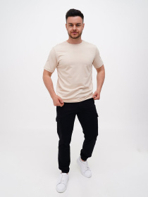 Футболки і поло Trend Collection модель TC11272BeigeFTBLK Фото