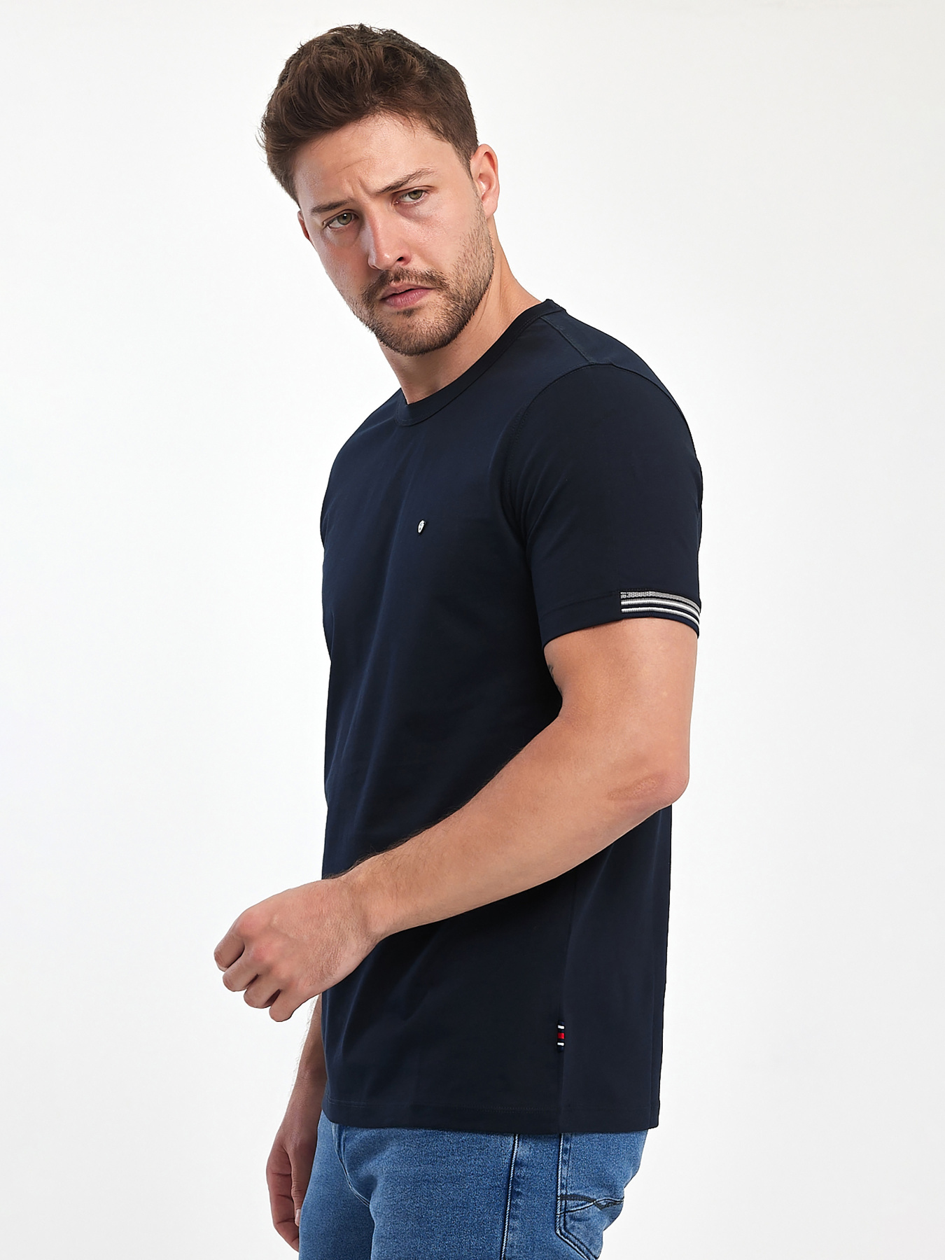 Футболки і поло Trend Collection модель TC11264DarkBlueFTBLK Фото