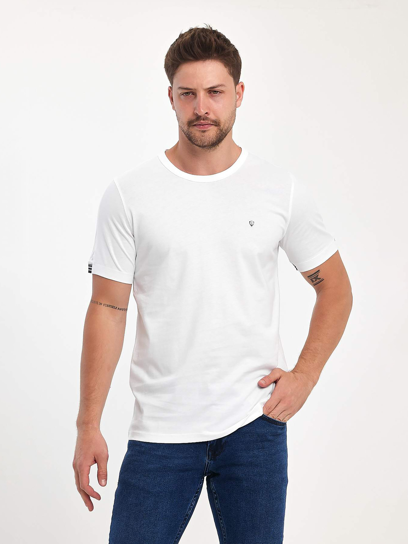Футболки и поло Trend Collection модель TC11260WhiteFTBLK Фото