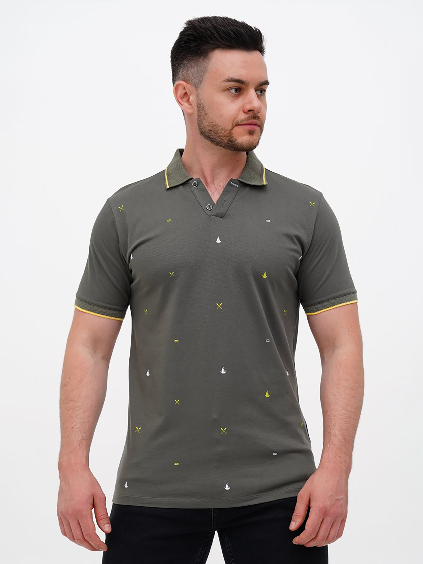 Футболки і поло Trend Collection модель TC11250KhakiFTBLK Фото