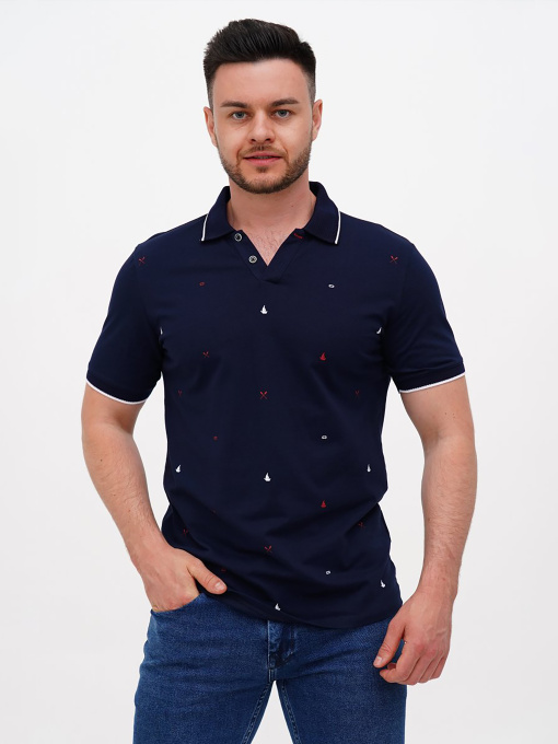 Футболки і поло Trend Collection модель TC11249DarkBlueFTBLK Фото