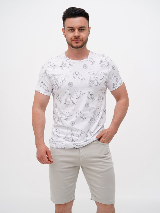 Футболки і поло Trend Collection модель TC11238WhiteFTBLK Фото
