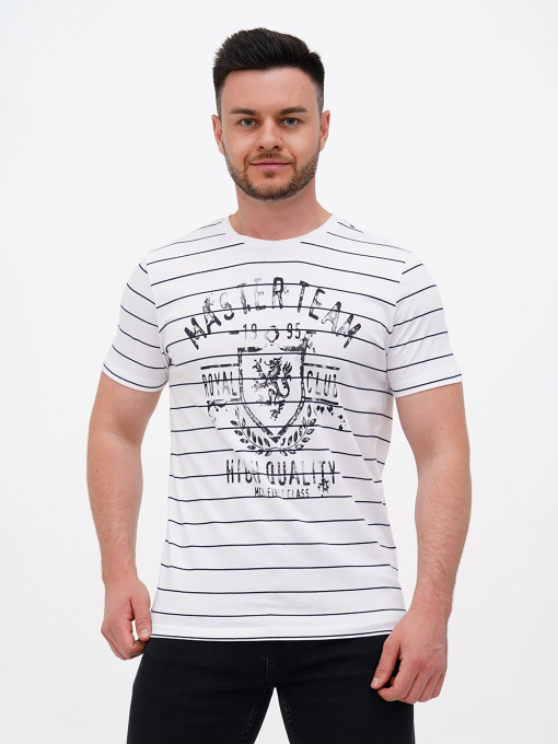 Футболки и поло Trend Collection модель TC11228WhiteFTBLK Фото