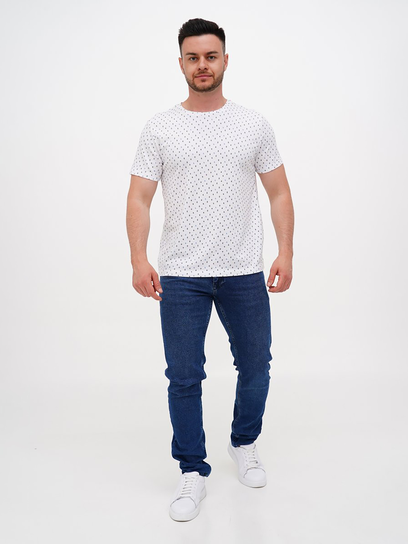 Футболки и поло Trend Collection модель TC11226WhiteFTBLK Фото