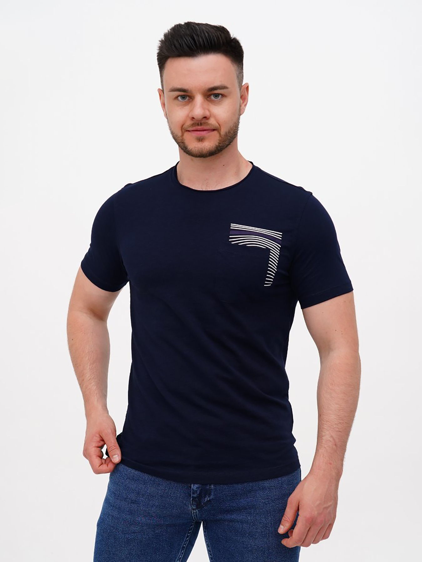 Футболки и поло Trend Collection модель TC11225DarkBlueFTBLK Фото