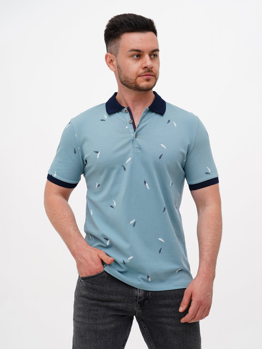 Футболки і поло Trend Collection модель TC11223TurquoiseFTBLK Фото