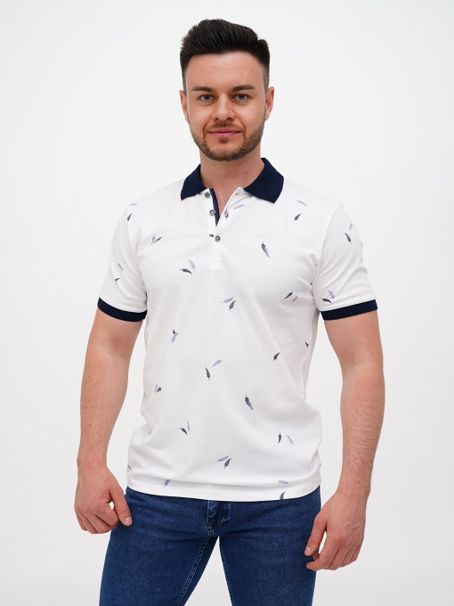 Футболки і поло Trend Collection модель TC11222WhiteFTBLK Фото