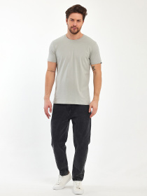 Футболки і поло Trend Collection модель TC11175LightGreyFTBLK Фото