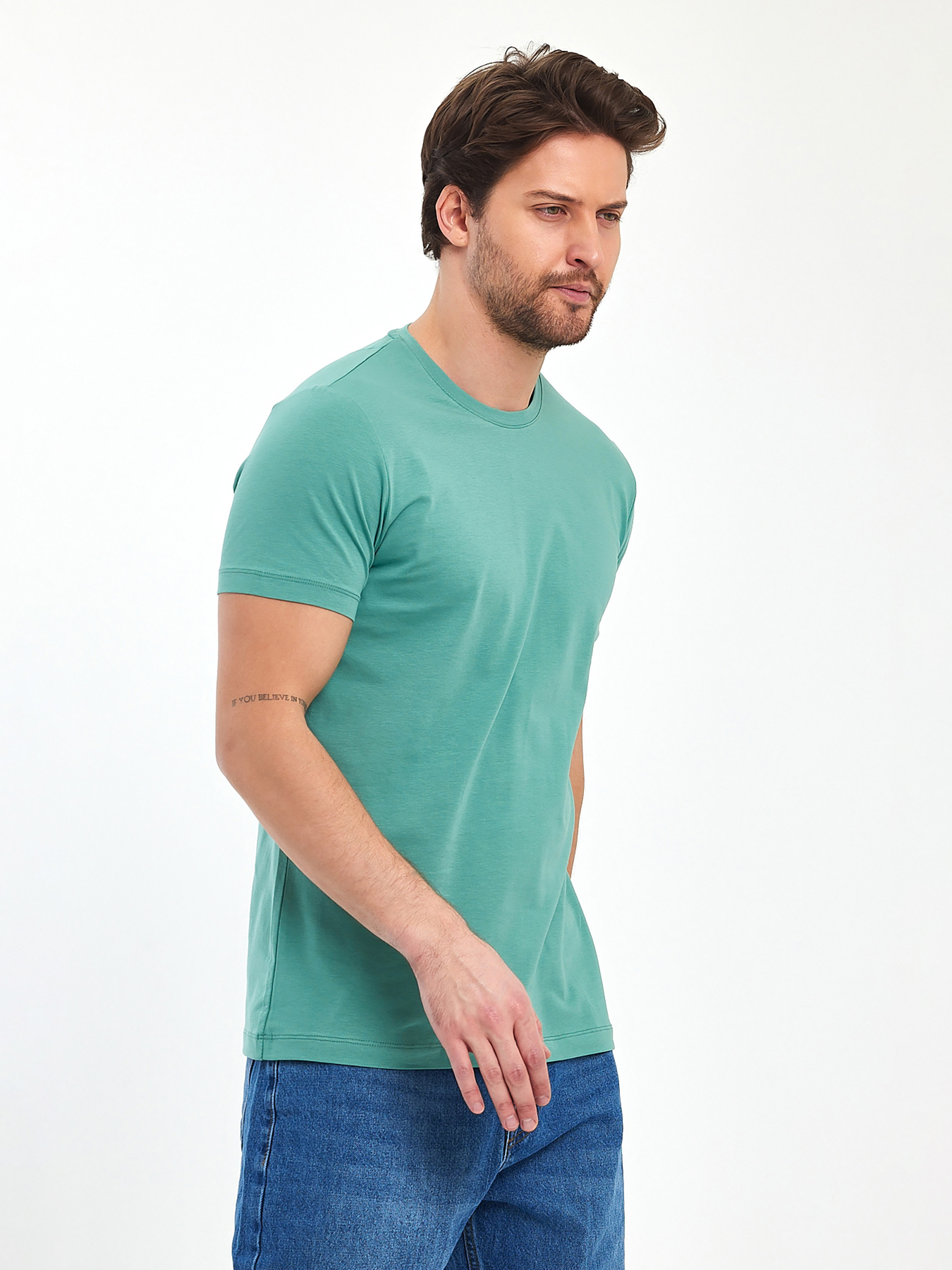 Футболки і поло Trend Collection модель TC11174LightGreenFTBLK Фото