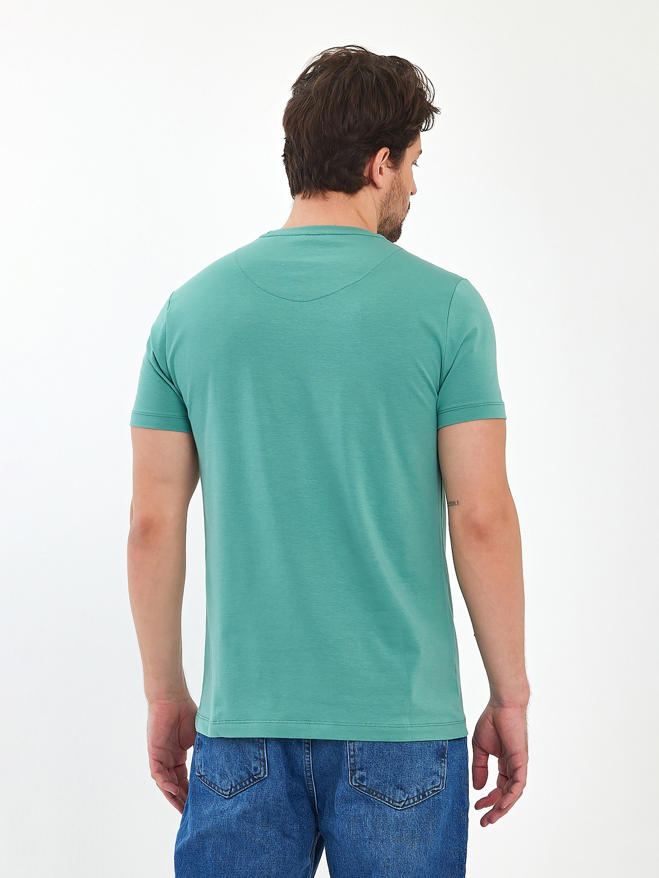 Футболки і поло Trend Collection модель TC11174LightGreenFTBLK Фото