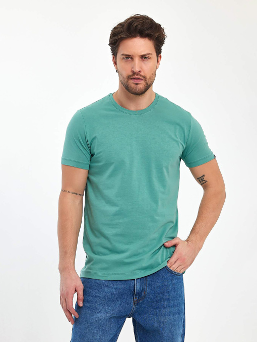 Футболки і поло Trend Collection модель TC11174LightGreenFTBLK Фото