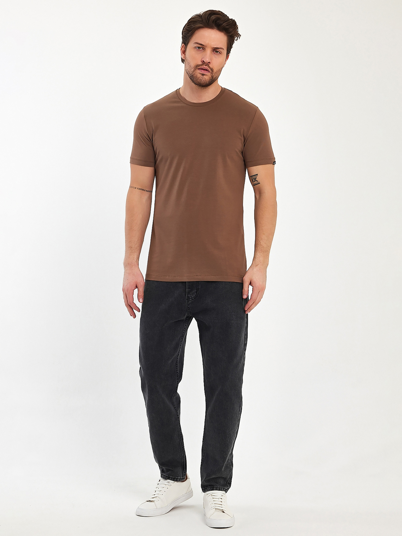 Футболки и поло Trend Collection модель TC11173BrownFTBLK Фото