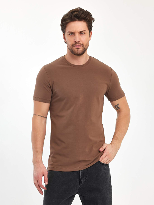 Футболки і поло Trend Collection модель TC11173BrownFTBLK Фото