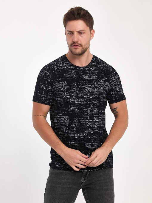 Футболки і поло Trend Collection модель TC11117BlackWhiteFTBLK Фото