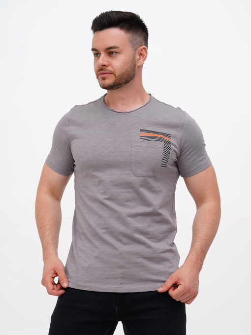 Футболки и поло Trend Collection модель TC11113GreyFTBLK Фото