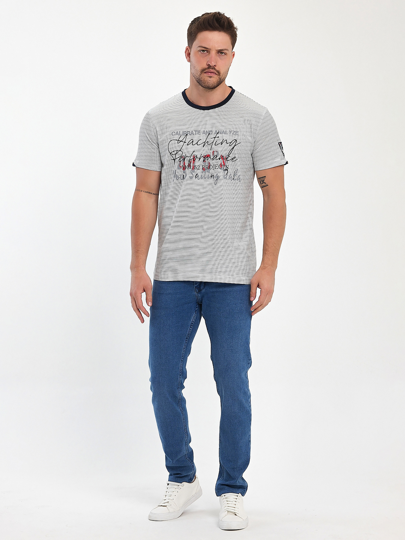 Футболки и поло Trend Collection модель TC11111WhiteFTBLK Фото