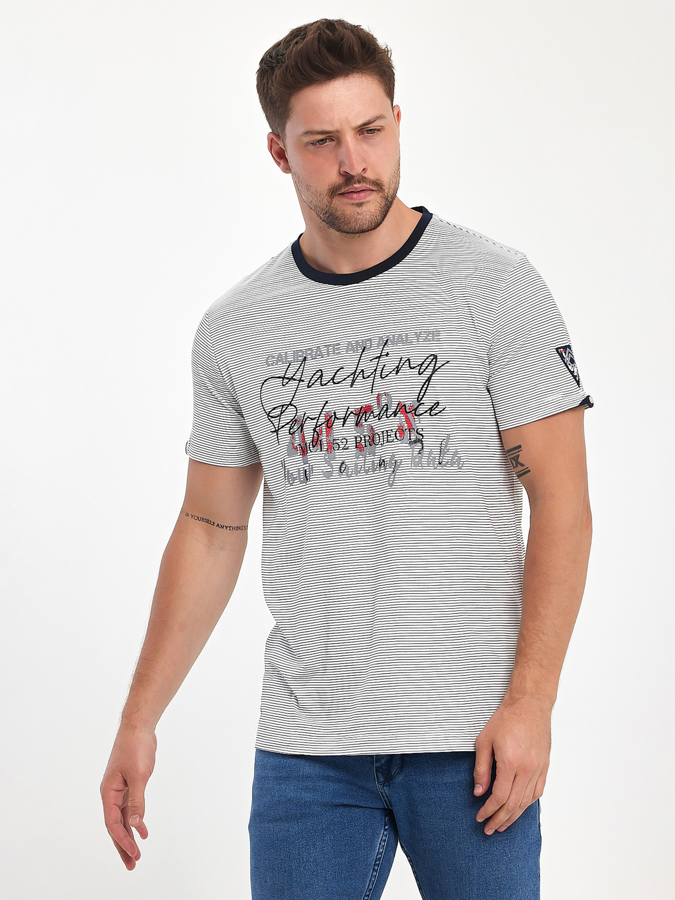 Футболки и поло Trend Collection модель TC11111WhiteFTBLK Фото