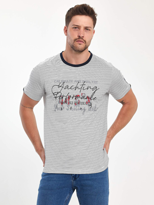 Футболки и поло Trend Collection модель TC11111WhiteFTBLK Фото
