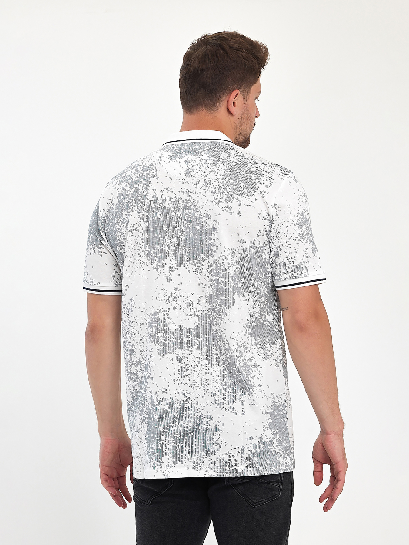Футболки и поло Trend Collection модель TC11107WhiteFTBLK Фото