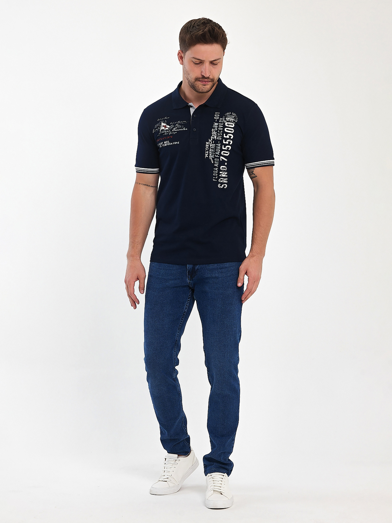 Футболки и поло Trend Collection модель TC11106DarkBlueFTBLK Фото