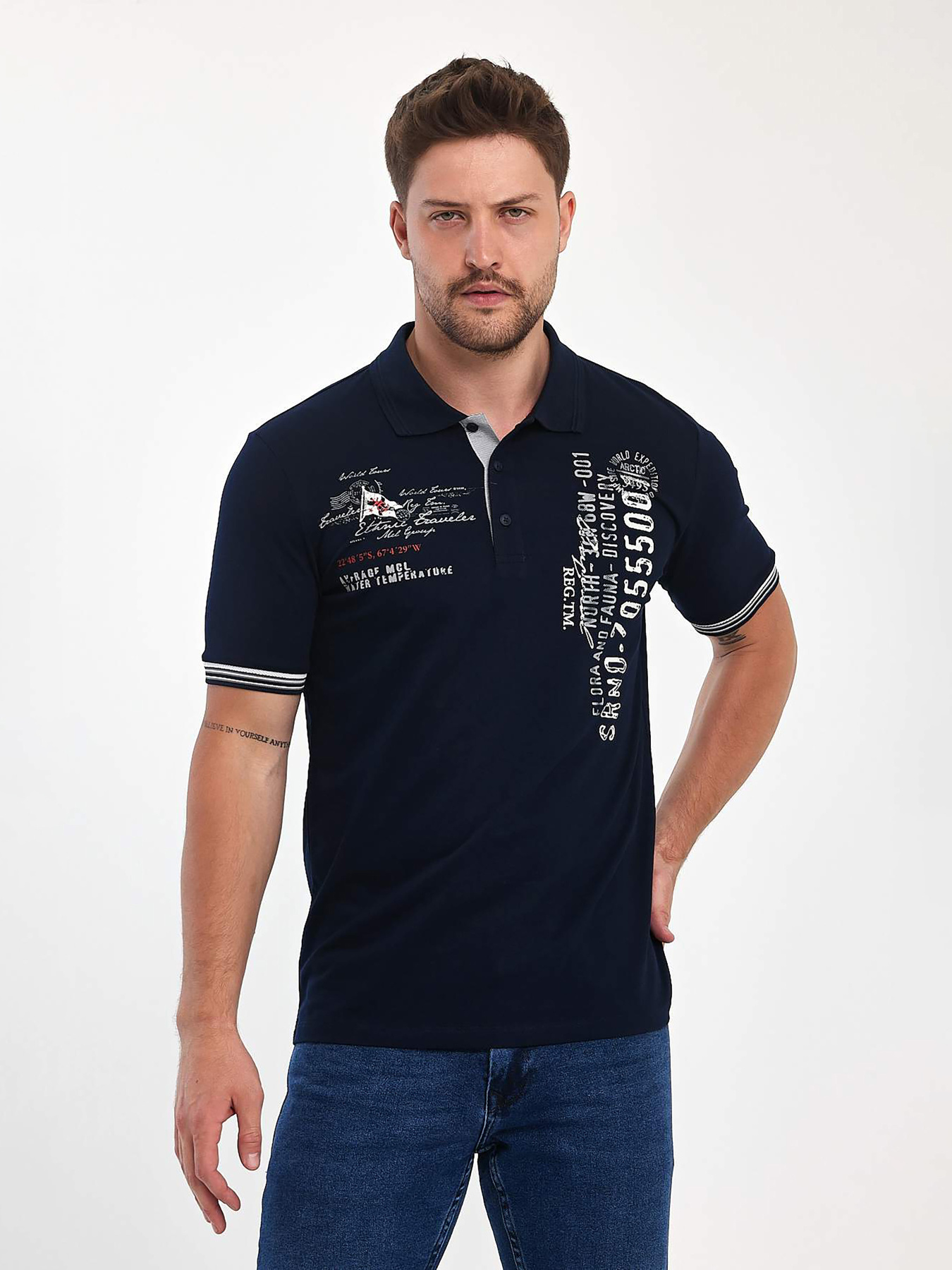 Футболки и поло Trend Collection модель TC11106DarkBlueFTBLK Фото