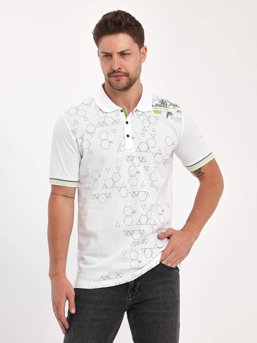 Футболки и поло Trend Collection модель TC11104WhiteFTBLK Фото