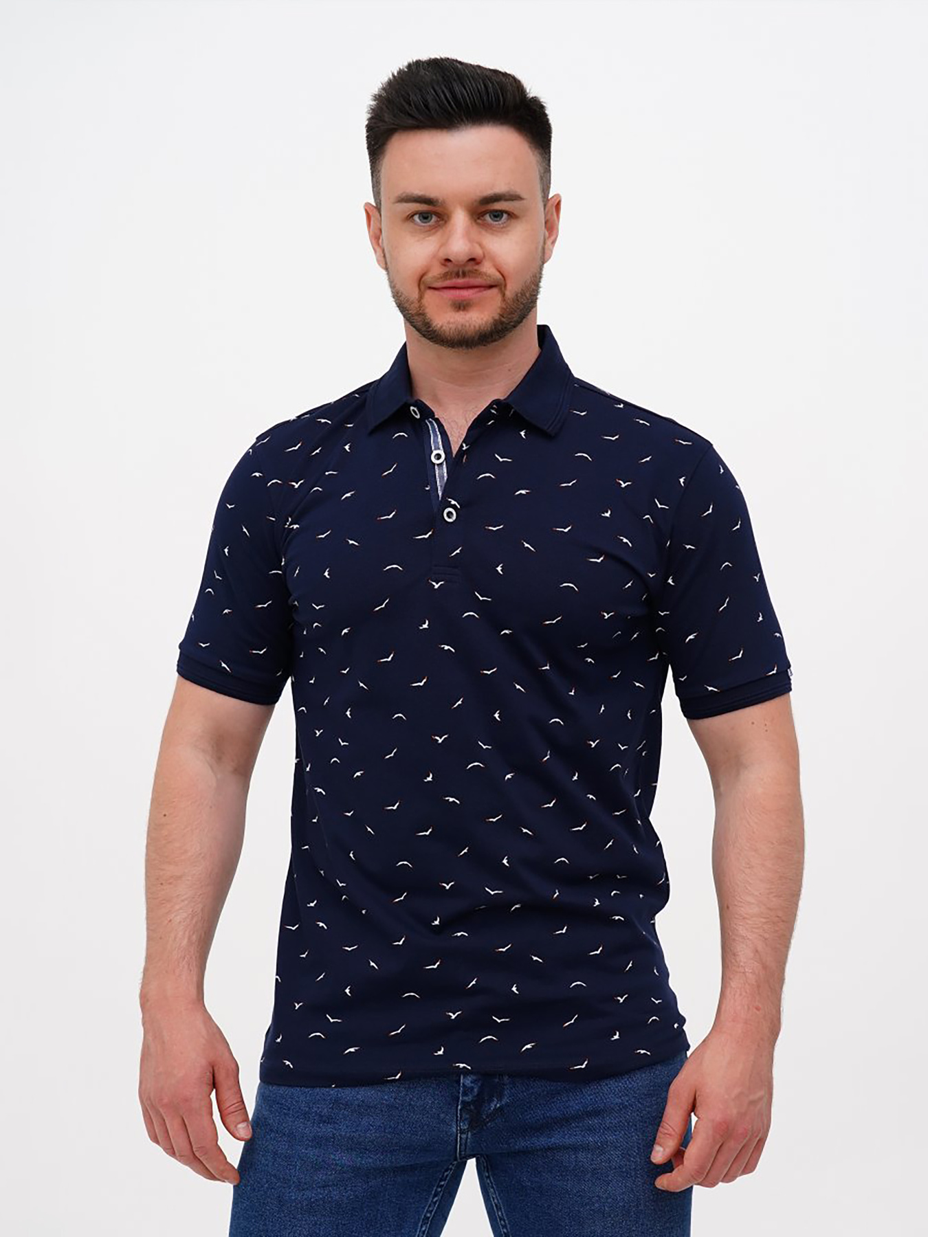 Футболки и поло Trend Collection модель TC11102BlueFTBLK Фото