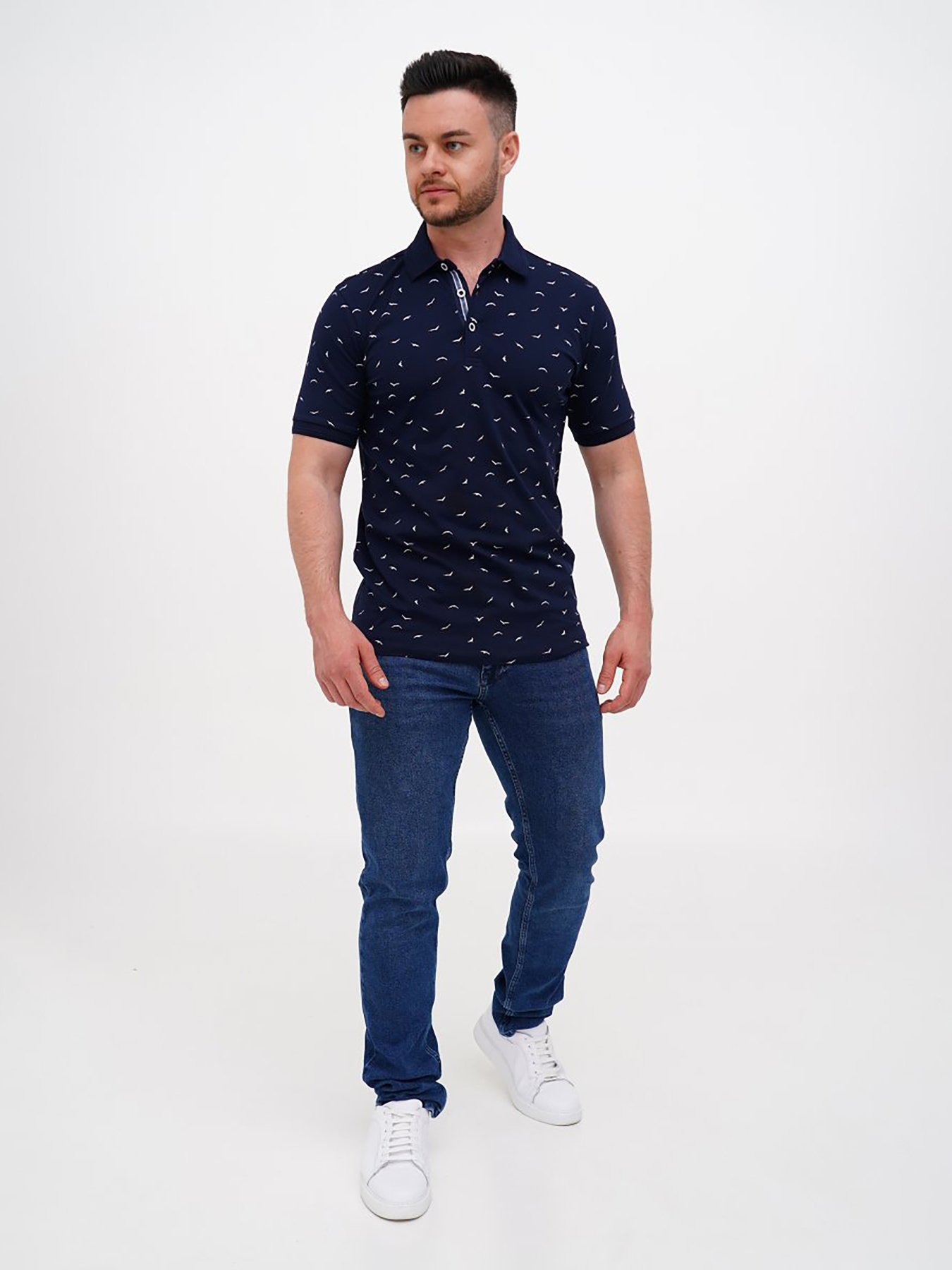 Футболки и поло Trend Collection модель TC11080DarkBlueFTBLK Фото