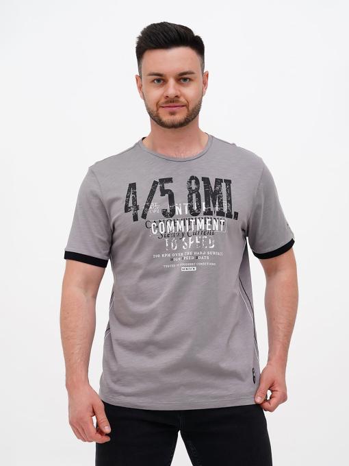 Футболки и поло Trend Collection модель TC11073GreyFTBLK Фото