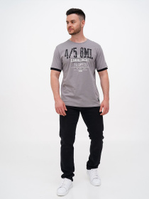 Футболки и поло Trend Collection модель TC11073GreyFTBLK Фото