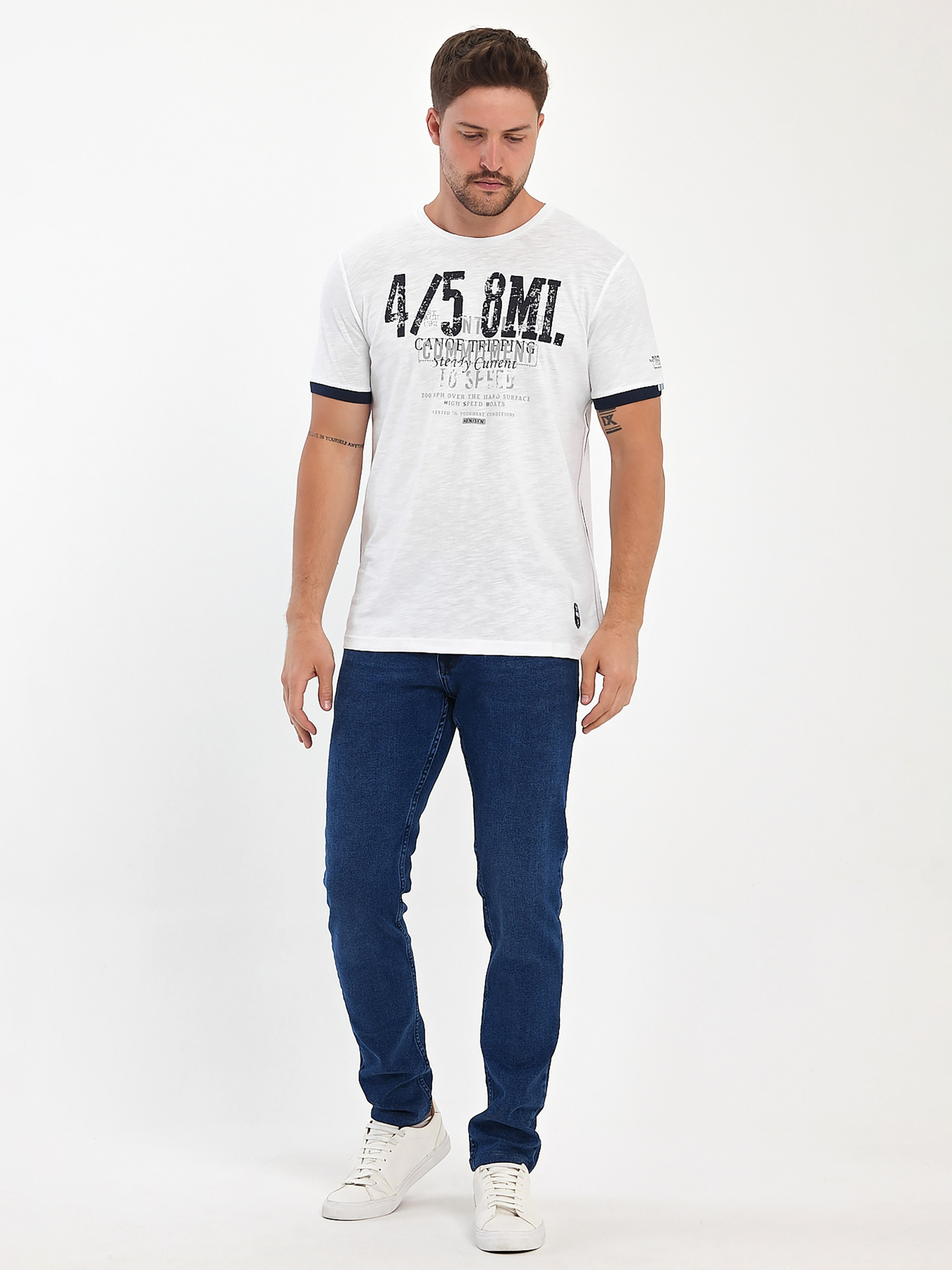 Футболки и поло Trend Collection модель TC11072WhiteFTBLK Фото