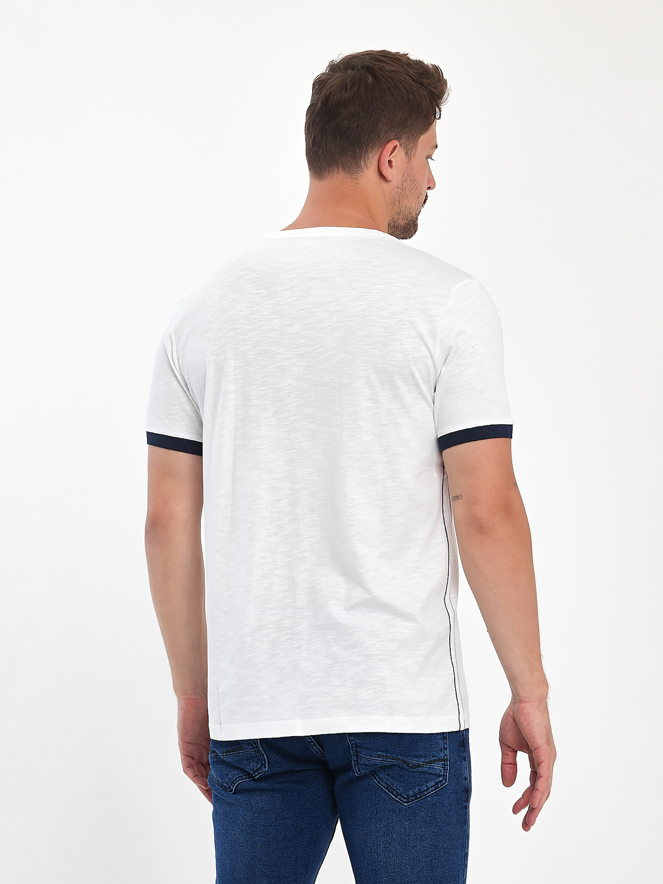 Футболки и поло Trend Collection модель TC11072WhiteFTBLK Фото