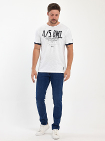 Футболки и поло Trend Collection модель TC11072WhiteFTBLK Фото