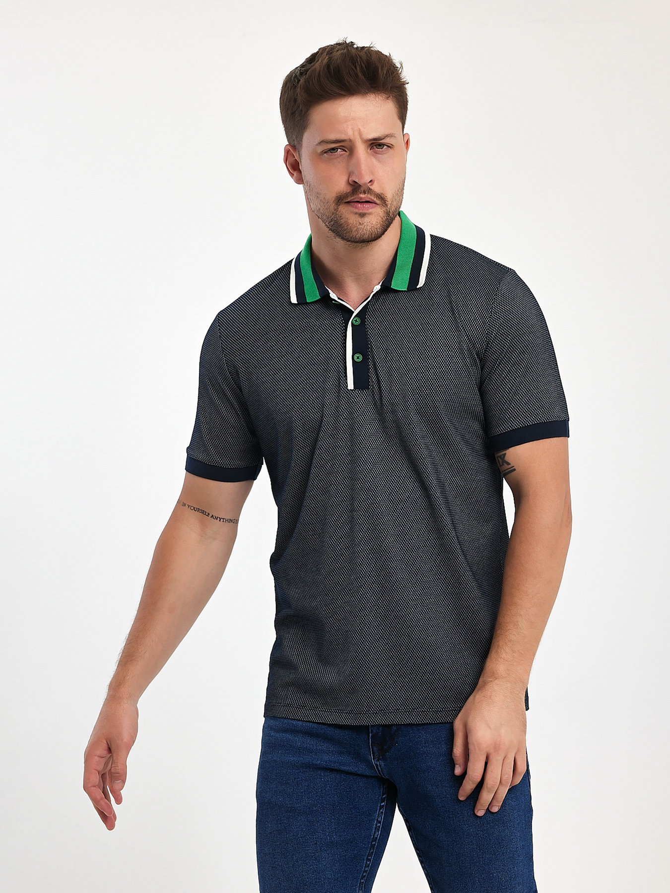 Футболки и поло Trend Collection модель TC11068DarkBlueFTBLK Фото