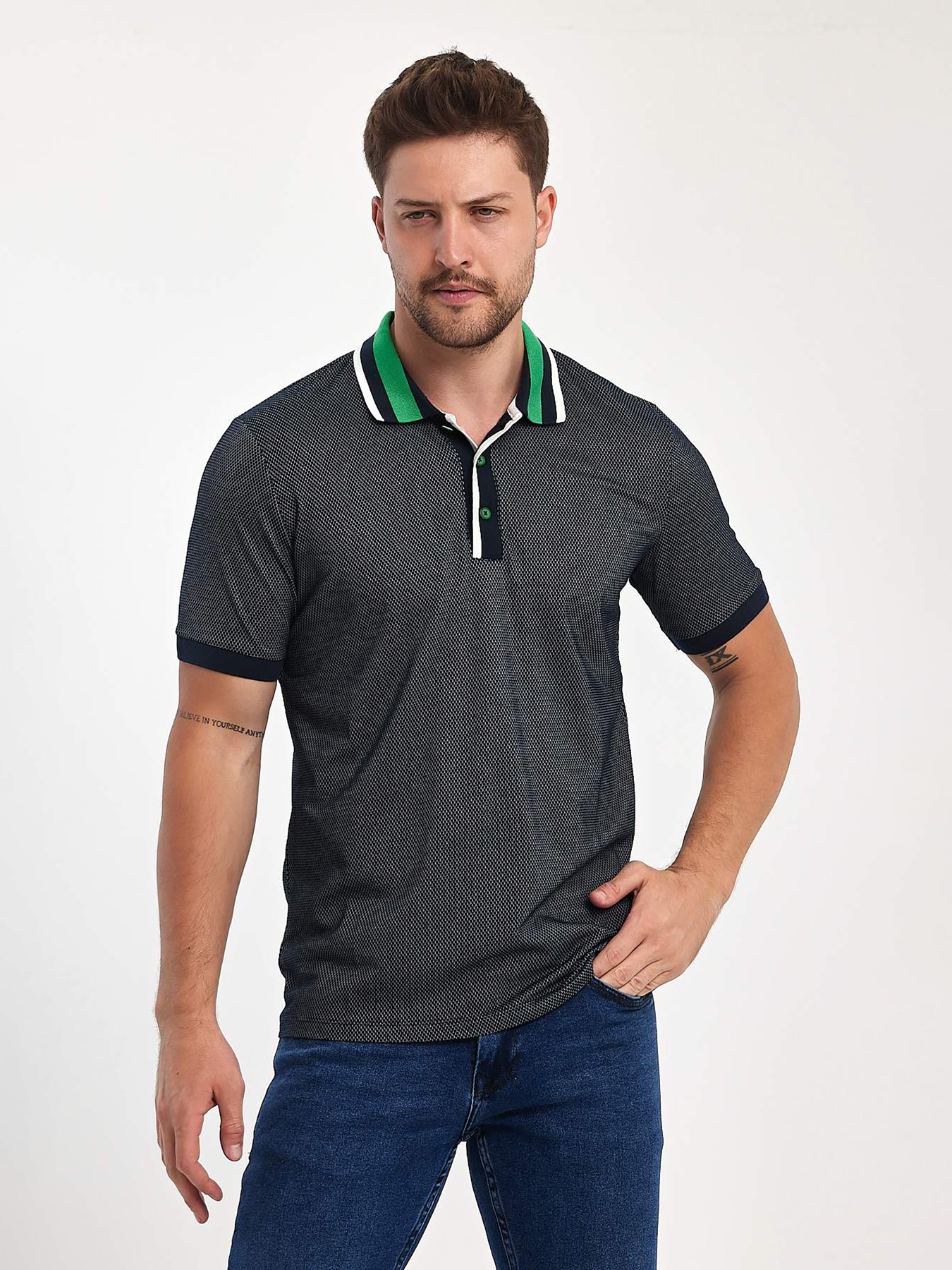 Футболки и поло Trend Collection модель TC11068DarkBlueFTBLK Фото