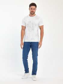Футболки и поло Trend Collection модель TC11065WhiteFTBLK Фото
