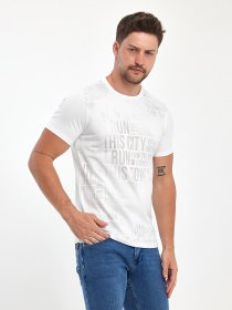 Футболки и поло Trend Collection модель TC11065WhiteFTBLK Фото