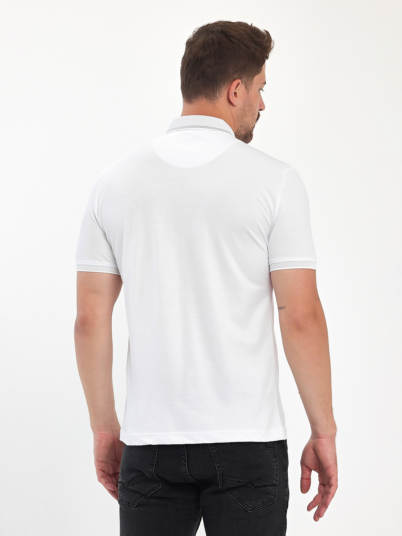 Футболки и поло Trend Collection модель TC11059WhiteFTBLK Фото