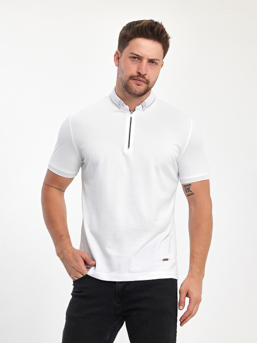 Футболки і поло Trend Collection модель TC11059WhiteFTBLK Фото