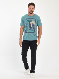 Футболки и поло Trend Collection модель TC10992GreenFTBLK Фото
