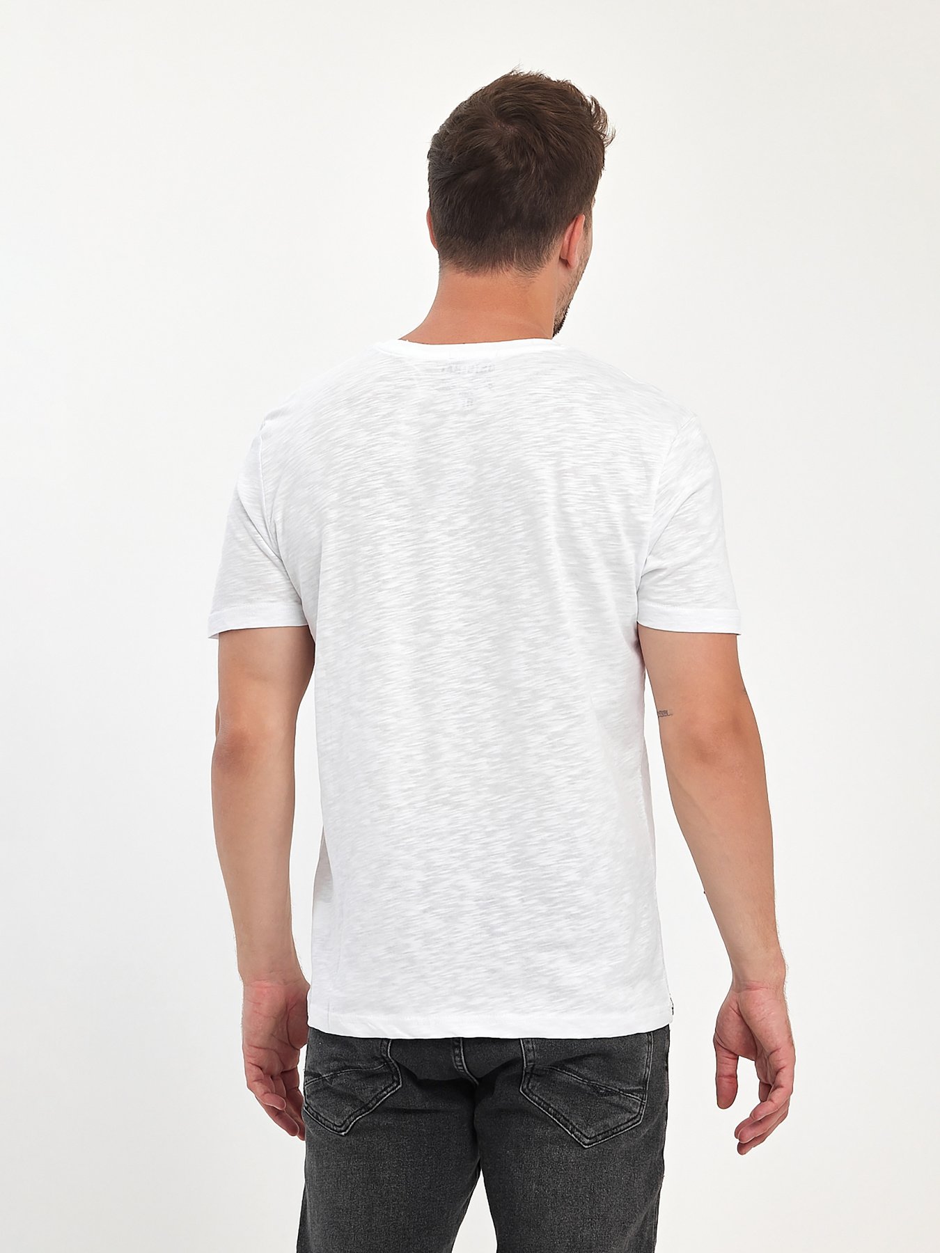 Футболки и поло Trend Collection модель TC10991WhiteFTBLK Фото